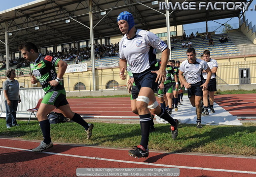 2011-10-02 Rugby Grande Milano-CUS Verona Rugby